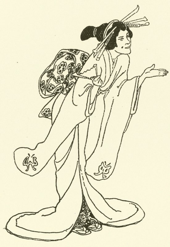 Illustration for The Story of The Mikado (engraving) by Alice Bolingbroke (after) Woodward