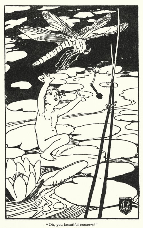 Illustration for The Water-Babies by Charles Kingsley by Alice Bolingbroke (after) Woodward