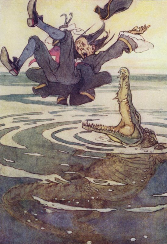 Right into the Jaws of the Crocodile! by Alice Bolingbroke (after) Woodward