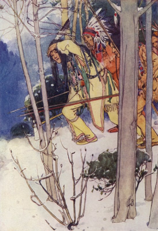 The Indians Crept Silently Up by Alice Bolingbroke (after) Woodward