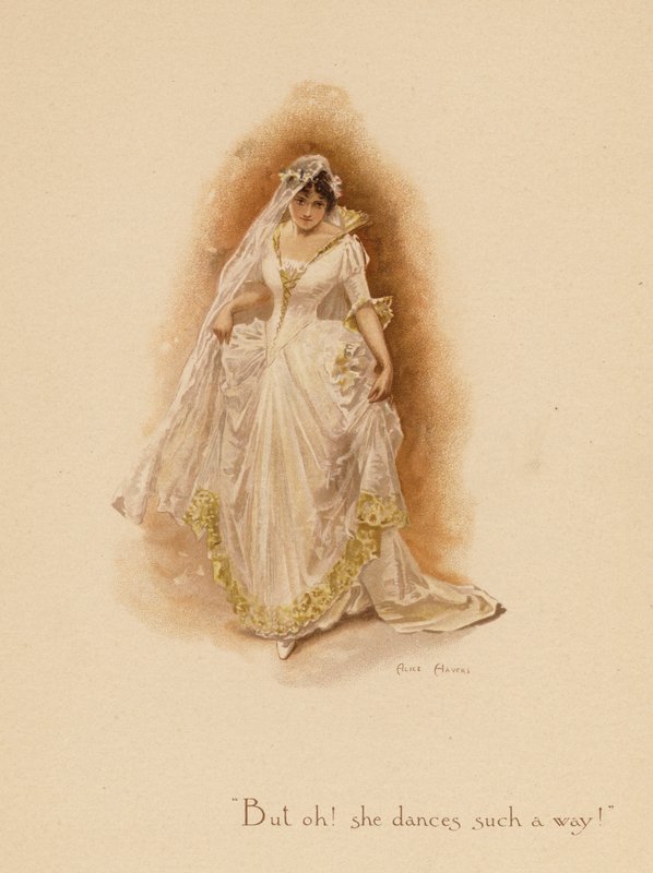 Old love songs: “But oh! she dances such a way!” by Alice Havers