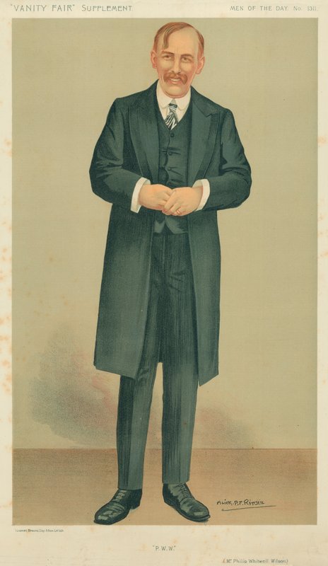Mr Philip Whitwell-Wilson, PWW, Vanity Fair Cartoon by Alick P. F. Ritchie