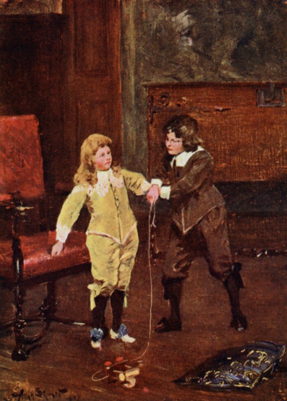 Oliver and Charles by Allan (after) Stewart