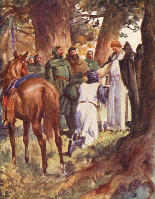 Robin Hood and his Merry Men: King Richard Recognised by Allan (after) Stewart