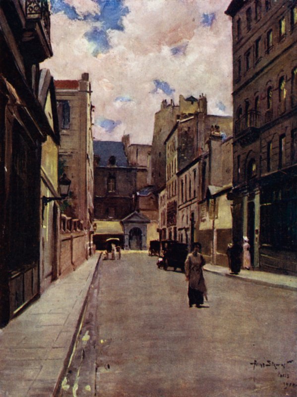 A Street in Old Paris, St Germain by Allan Stewart
