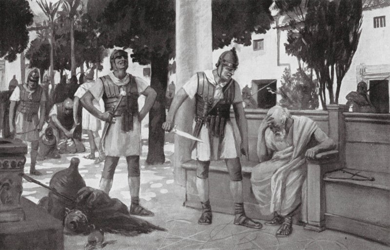 The Death of Archimedes by Allan Stewart