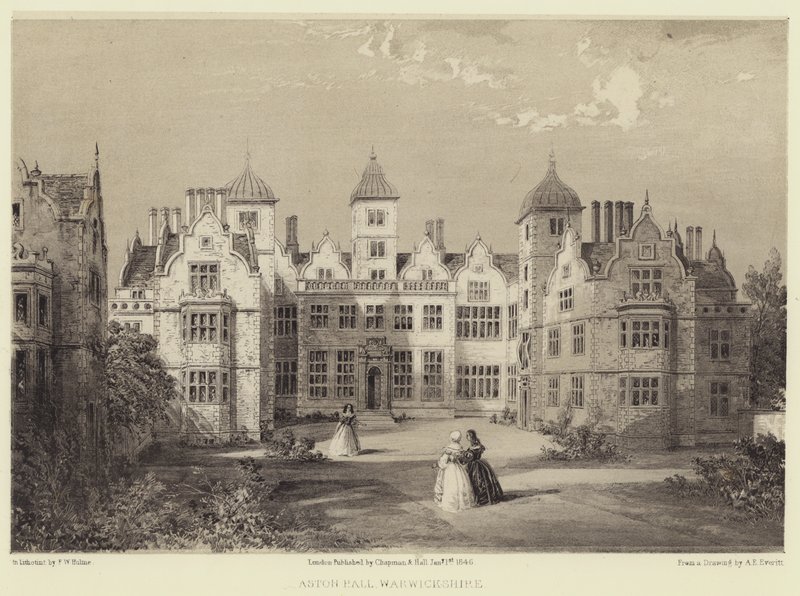 Aston Hall, Warwickshire by Allen Edward Everitt