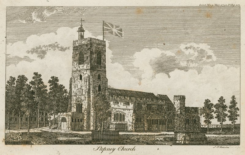 Stepney Church, London by Alois Schonn