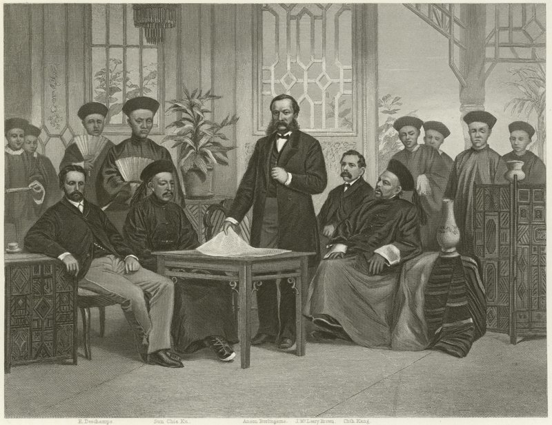 Chinese Embassy to Foreign Powers, 1868 by Alonzo Chappel