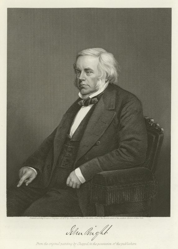 John Bright, British Radical and Liberal Politician by Alonzo Chappel