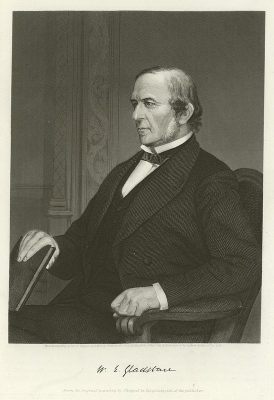 William Ewart Gladstone, British Liberal Politician by Alonzo Chappel