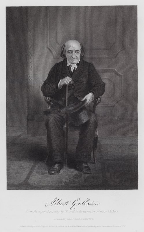 Albert Gallatin by Alonzo (after) Chappel