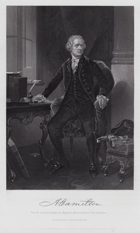 Alexander Hamilton by Alonzo (after) Chappel