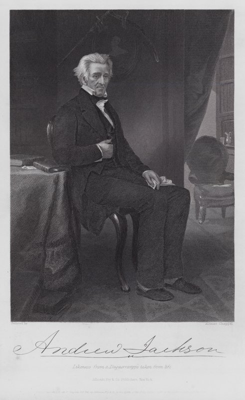 Andrew Jackson by Alonzo (after) Chappel