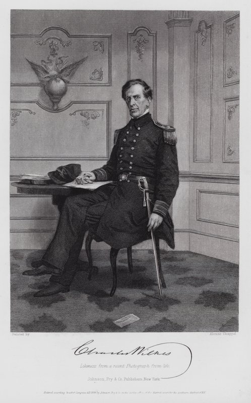Charles Wilkes by Alonzo (after) Chappel