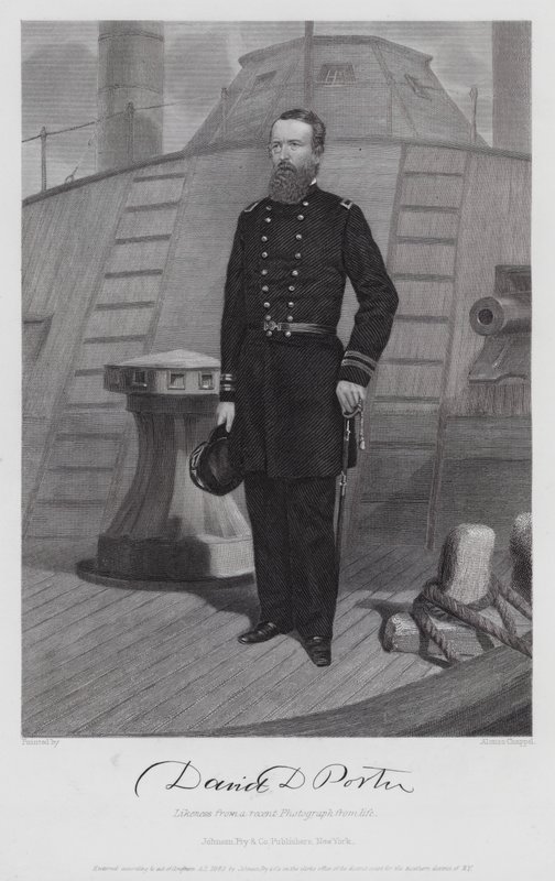 David D Porter by Alonzo (after) Chappel