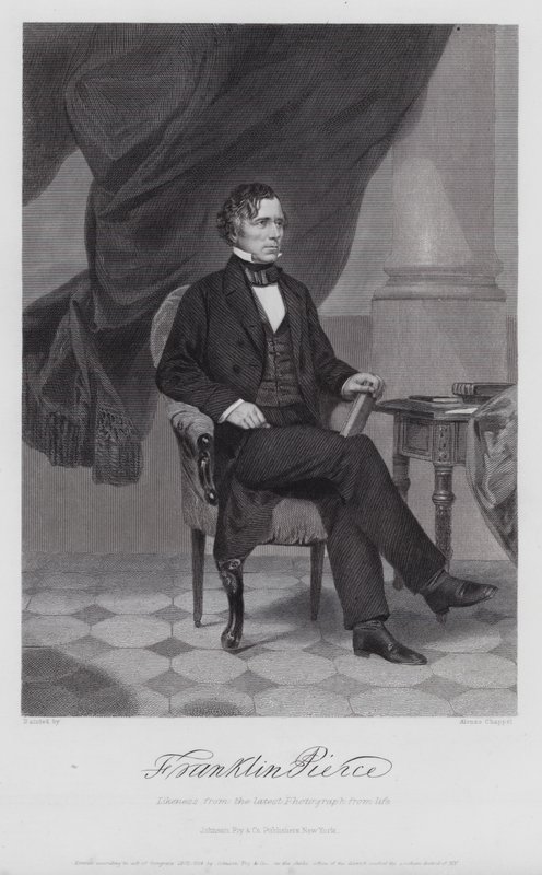 Franklin Pierce by Alonzo (after) Chappel
