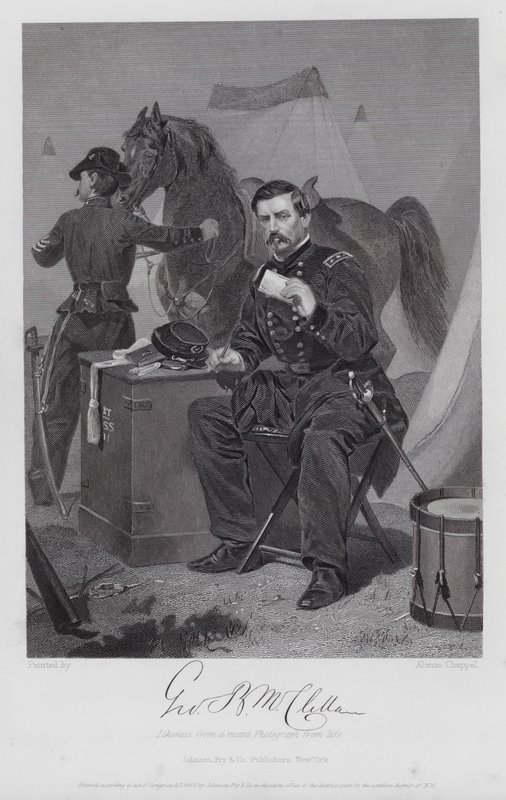 George Brinton McClellan by Alonzo (after) Chappel