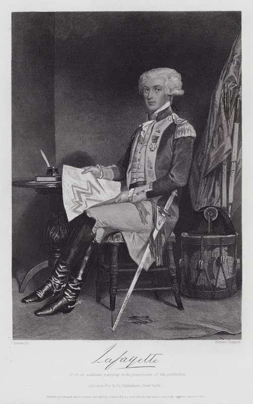 Gilbert-Motier De Lafayette by Alonzo (after) Chappel