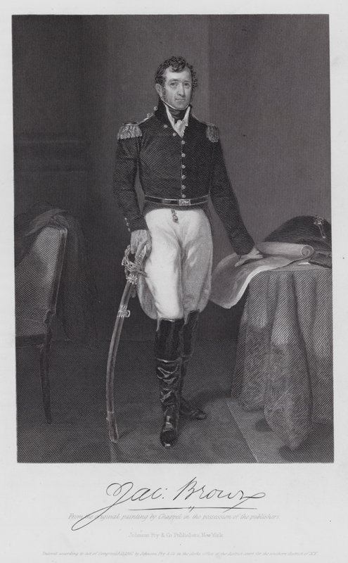 Jacob Brown by Alonzo (after) Chappel