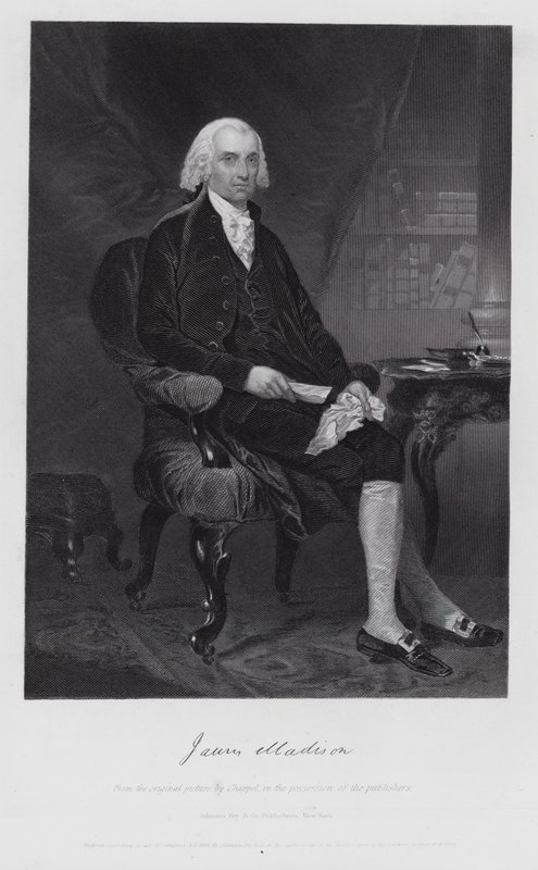 James Madison by Alonzo (after) Chappel