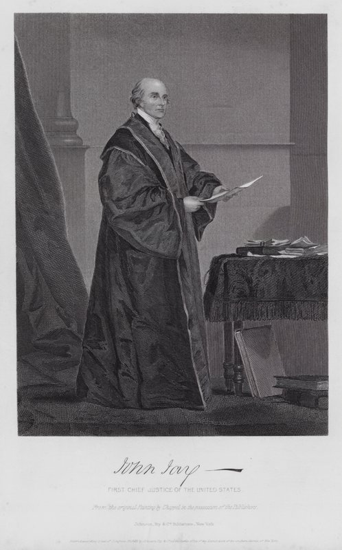 John Jay by Alonzo (after) Chappel