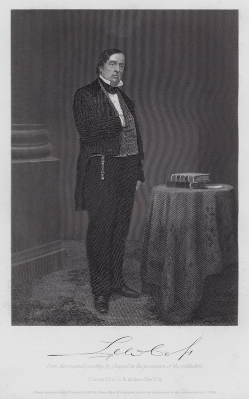 Lewis Cass by Alonzo (after) Chappel