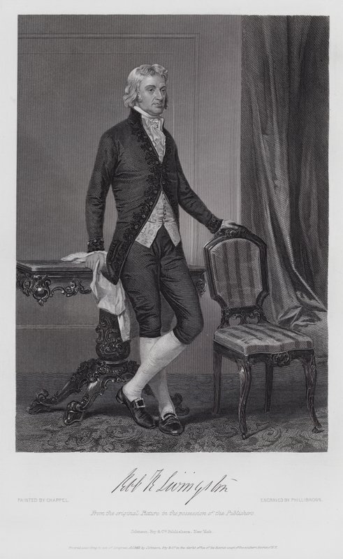 Robert R Livingston by Alonzo (after) Chappel