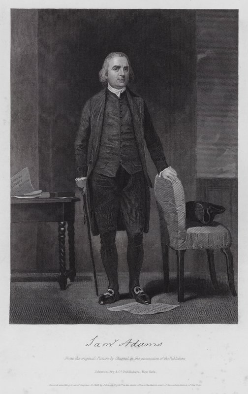 Samuel Adams by Alonzo (after) Chappel