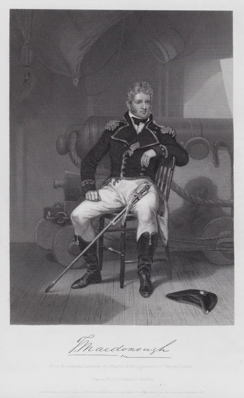 Thomas Macdonough by Alonzo (after) Chappel