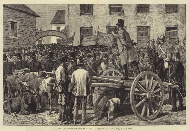The Land League Agitation in Ireland, a Sheriff