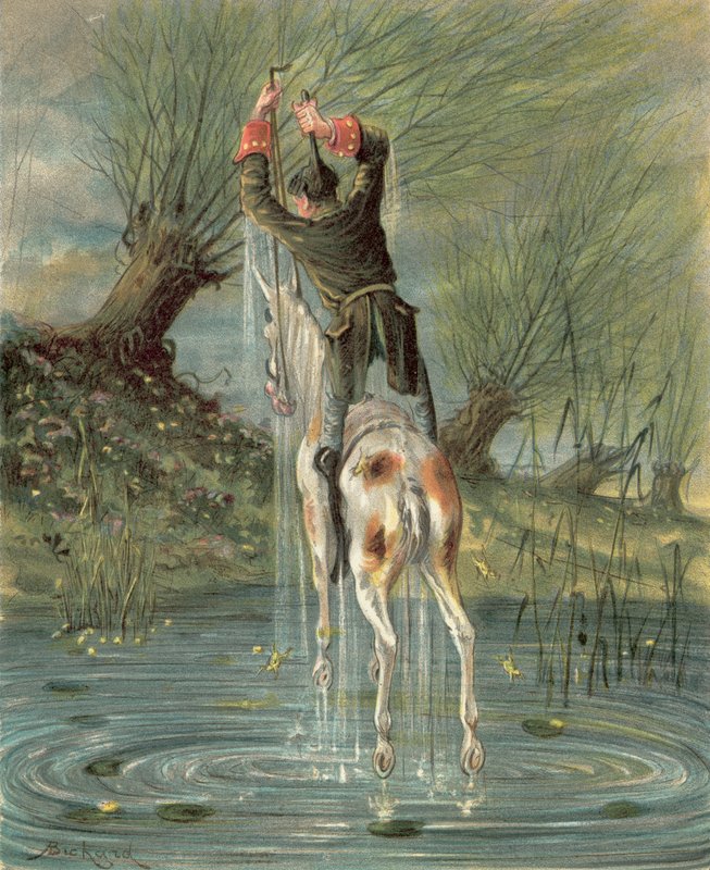 Adventures of Baron Munchausen by Alphonse Adolphe Bichard