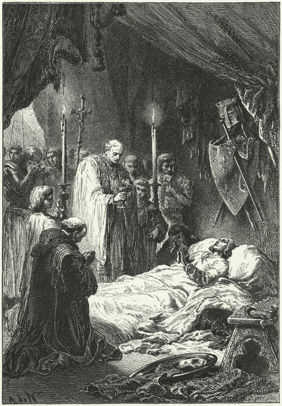 The Death of King Louis IX of France by Alphonse Marie de (after) Neuville