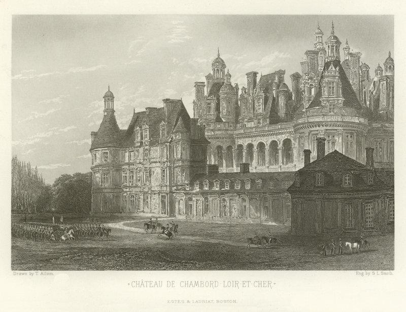 Chateau de Chambord, Loir-et-Cher by Alphonse Marie de Neuville