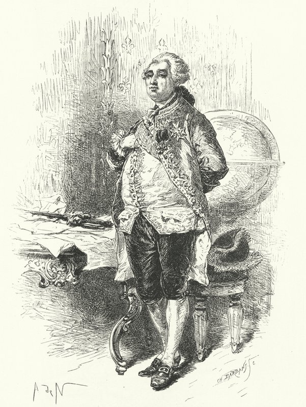 King Louis XVI of France by Alphonse Marie de after Neuville