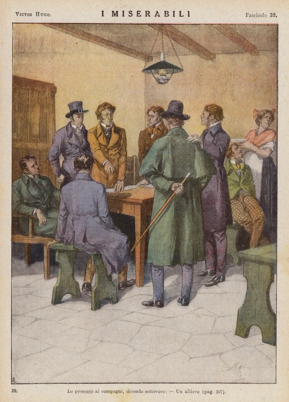 Illustration for Les Miserables by Victor Hugo by Ambrogio Lombardi