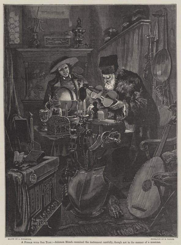 A Fiddle with One Tune, by R E Francillon by Amedee Forestier