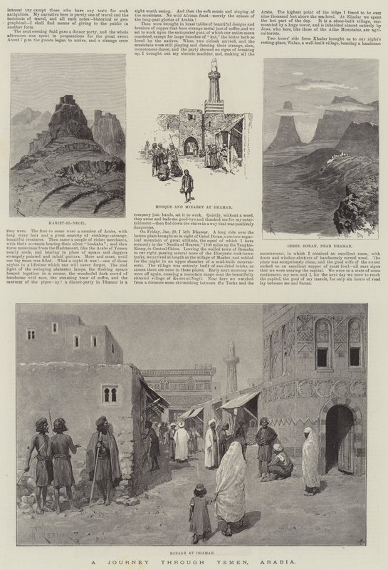A Journey through Yemen, Arabia by Amedee Forestier