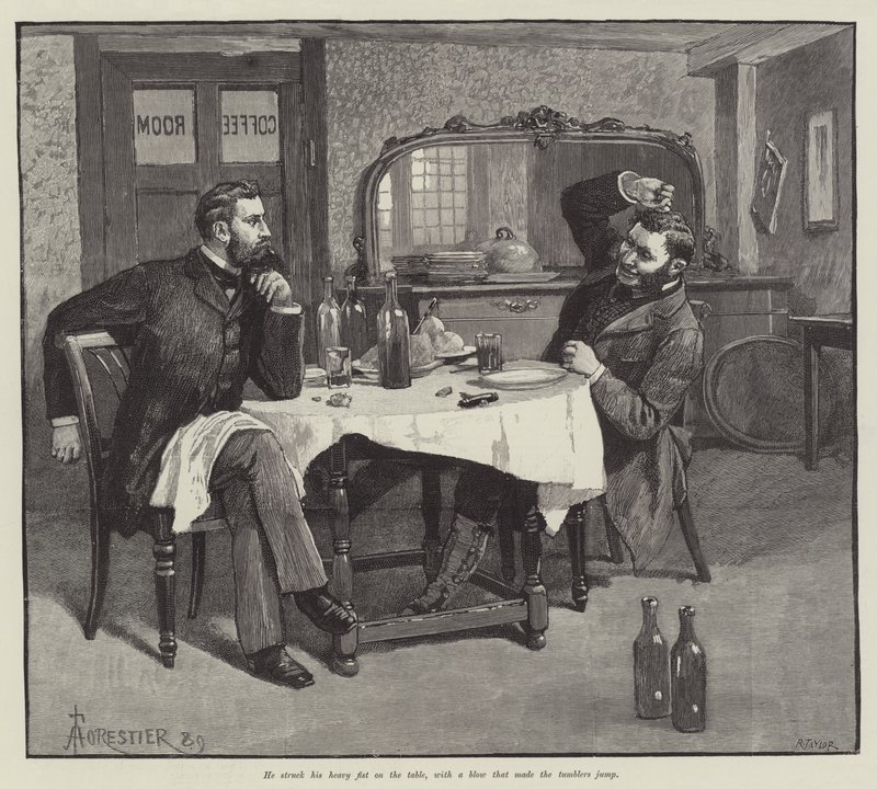 Blind Love, by Wilkie Collins by Amedee Forestier