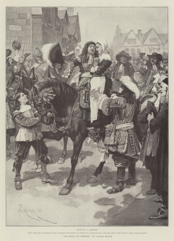 For Faith and Freedom, by Walter Besant by Amedee Forestier