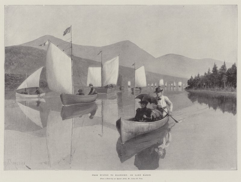From Euston to Klondike, on Lake Marsh by Amedee Forestier