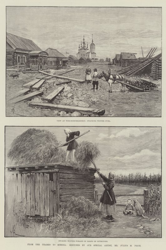 From the Thames to Siberia by Amedee Forestier