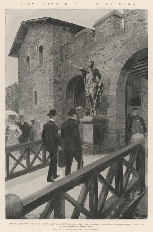 King Edward VII in Germany by Amedee Forestier
