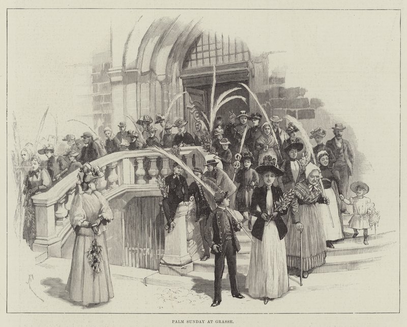 Palm Sunday at Grasse by Amedee Forestier