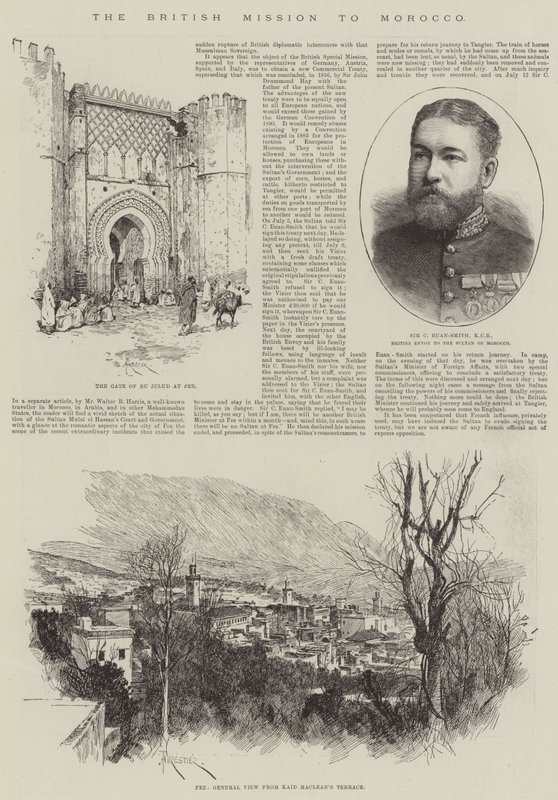 The British Mission to Morocco by Amedee Forestier