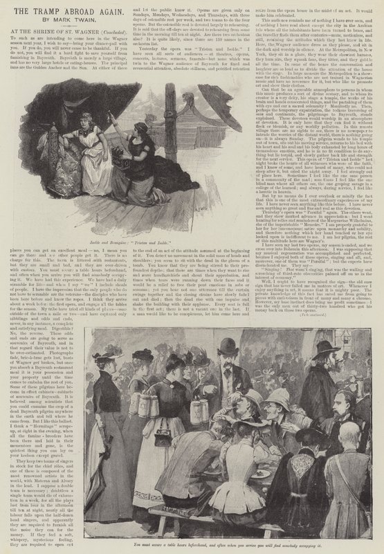 The Tramp Abroad Again, by Mark Twain by Amedee Forestier