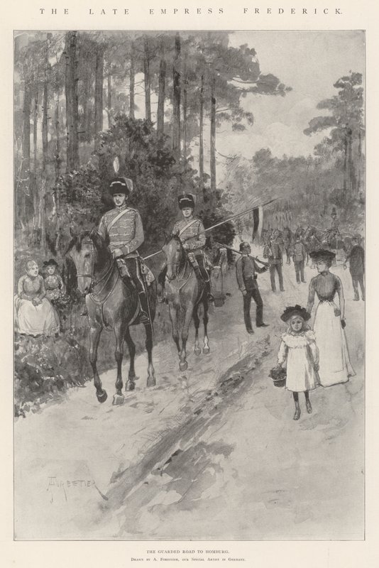 The Late Empress Frederick by Amedee Forestier