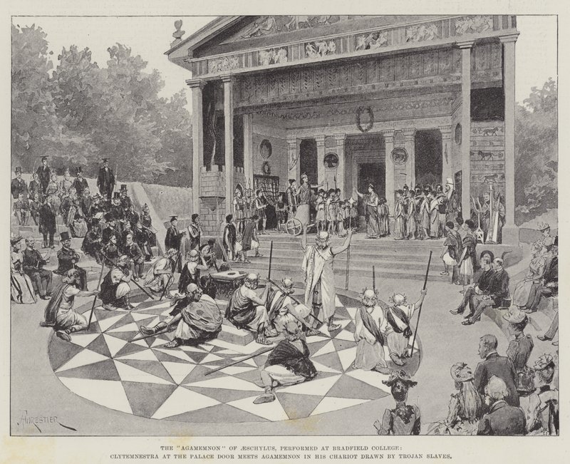 The Agamemnon of Aeschylus, Performed at Bradfield College by Amedee (after) Forestier