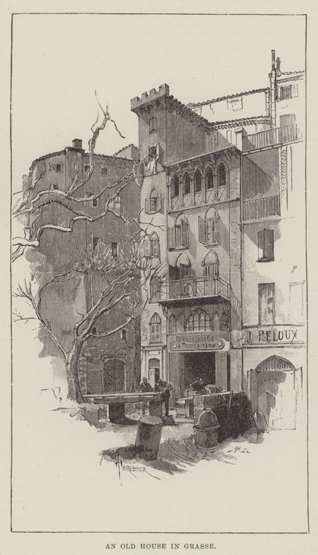 An Old House in Grasse by Amedee Forestier