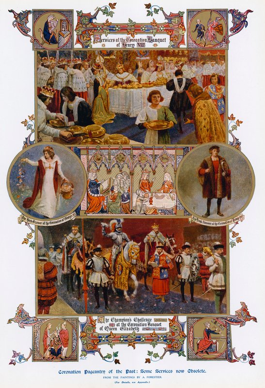 Coronation Pageantry of the Past by Amedee Forestier